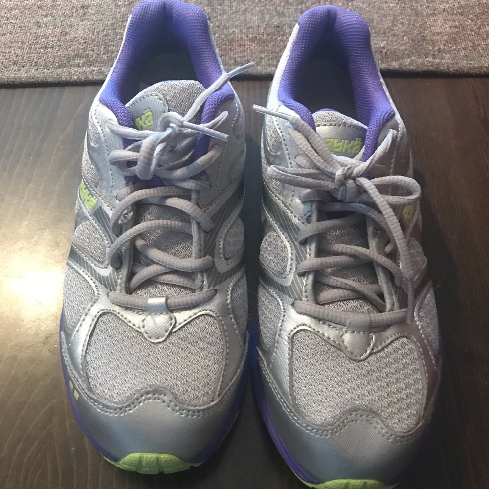 Silver and purple woman’s Ryka  sneakers  size 7